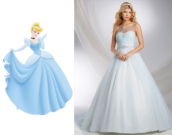 Conoce los vestidos de novia inspirados en las princesas de Disney -   | Invitaciones inteligentes